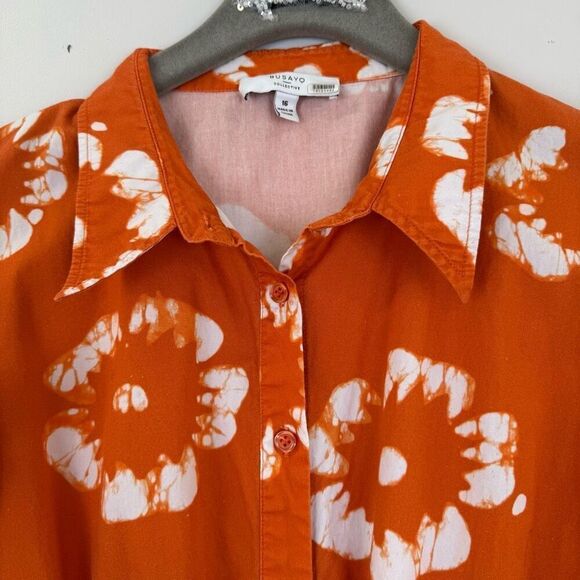 Busayo x RTR Orange Ruffle Jumpsuit 💙 - Picture 7 of 10